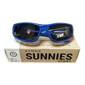 STONZ Sunnies Sport Sunglasses, 0-2 Years, Polarized, UV400, Blue, NWT